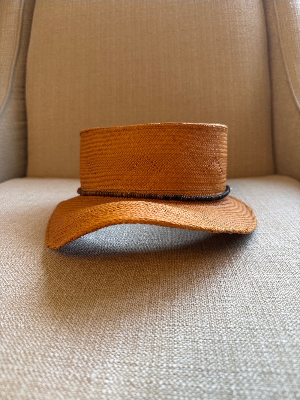 Deborah Harper Custom Open Crown Straw Sun Hat